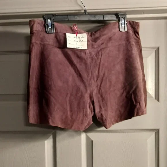 NWT See by Chloe Women's Goat Leather Shorts Size 8